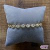 bride bridesmaids gold plated bracelet