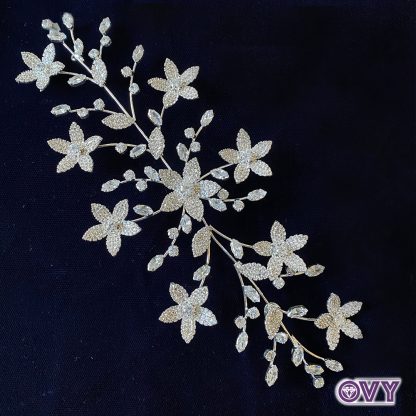pave floral hair vines in wholesale