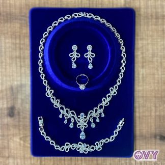earrings necklace CZ sets wholesale