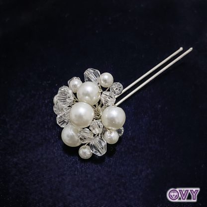 beads wedding hair pin