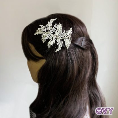 silver plated hair comb wholesale