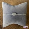 pave oval lariat bracelet