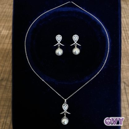 vintage pearl pendant set wholesale